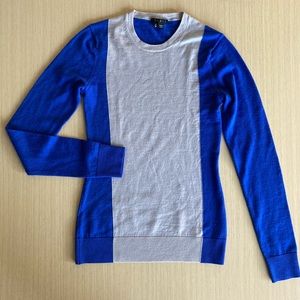 Theory Lightweight Color-Block Sweater - Cheer on Colts, Lions, Air Force (AF)!
